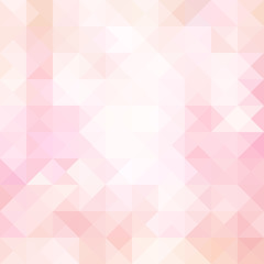 Pale pink geometric triangle background