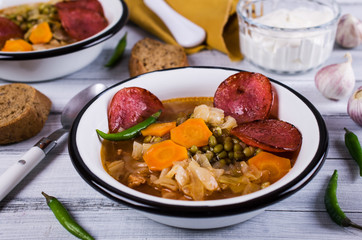 Soup with beans