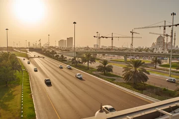 Deurstickers Abu Dhabi Stadt © phil12