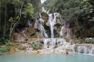 Naklejka na ściany i meble kuang si waterfalls