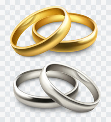 vector wedding rings - obrazy, fototapety, plakaty