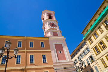 Uhrturm in der Altstadt von Nizza