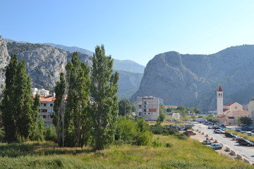 Fototapeta premium Omis in Croatia