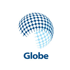 vector logo globe