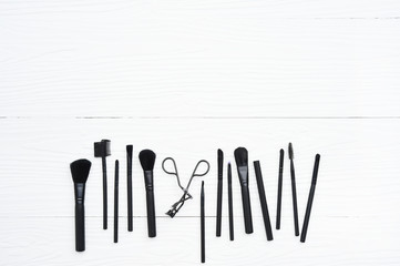 collection of make up and cosmetic beauty products arranged