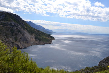 Fototapeta na wymiar ocean/ coastline view in Croatia