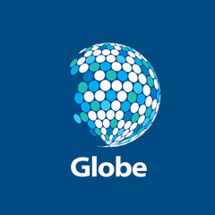 vector logo globe