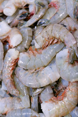Fresh Uncooked Shrimp.