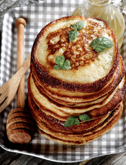 Pancakes with Honey