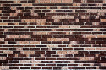 Brown brick wall for background