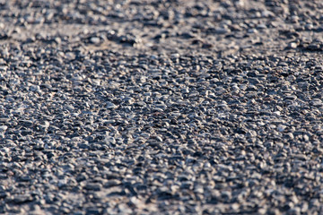 Old black asphalt as background