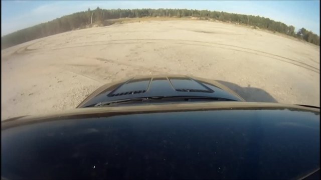 SUV Offroad PKW on board action cam movie
