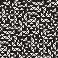 Vector random shapes seamless pattern. Modern stylish irregular texture. Repeating tiles with geometric minimalistic elements.