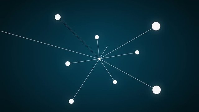 Dots connecting line, dots makes global world map, internet of things.