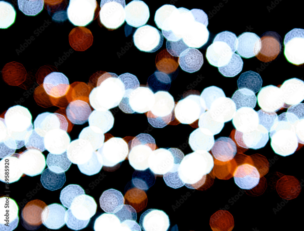 Poster Abstract background with bokeh