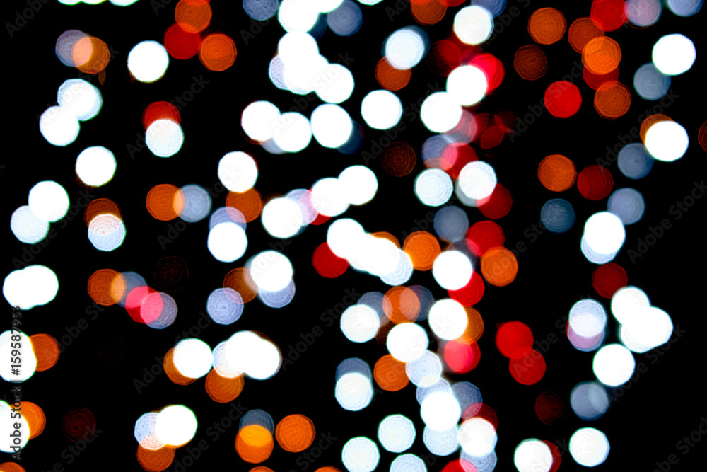 Poster Abstract background with bokeh