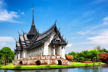 Naklejka premium Sanphet Prasat Palace in Bangkok