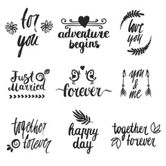 wedding phrases, words of love