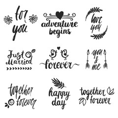 wedding phrases, words of love