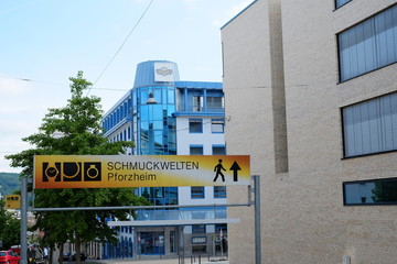 Fototapeta na wymiar German city Pforzheim