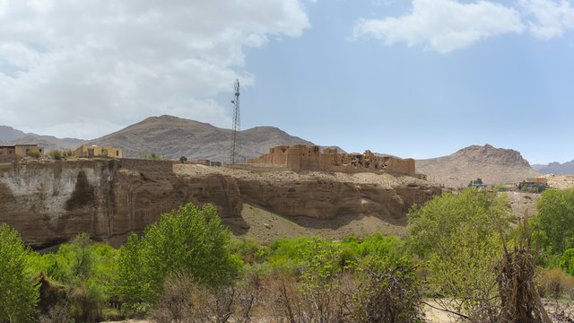 Palahamooneh castle befor Abyaneh village, Kashan, Iran