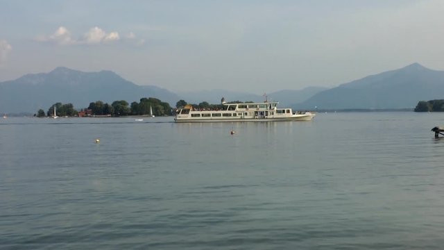 Chiemsee,Schiffahrt,Fraueninsel