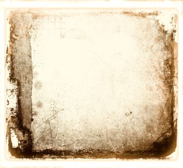Grunge abstract frame with worn borders. - obrazy, fototapety, plakaty