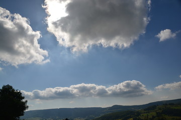Fototapeta na wymiar Wolken - Himmel