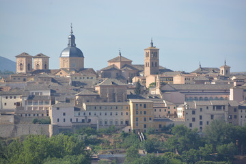 Fototapeta na wymiar Panorámica de Toledo, España