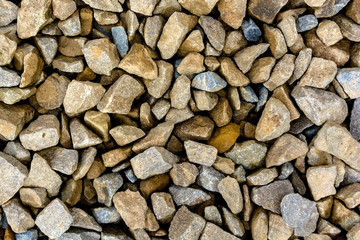 Crushed limestone aggregate