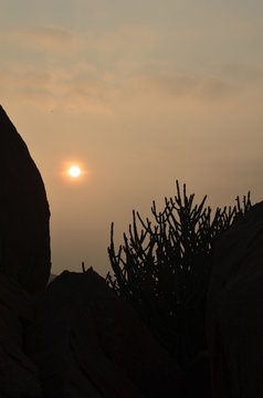 Mountain sunset