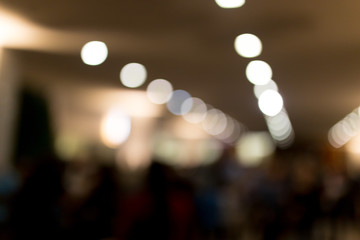 Bokeh at night in the city as a background