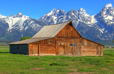 Fototapeta na wymiar Moulton Barn in Wyoming