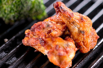Chicken on grill