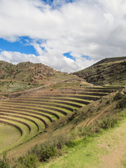 Fototapeta na wymiar Landscape of Pisaq, in the Sacred Valley of the Incas, Peru