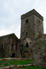 Fototapeta na wymiar Abbey ruins, Inchcolm Island, Scotland