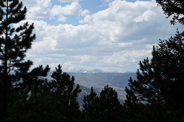 View of the Rocky Mountains from the Foothills