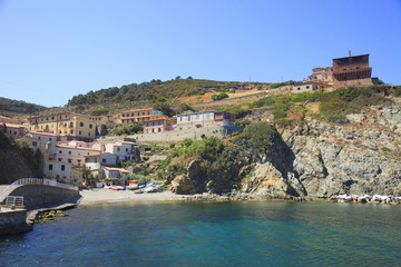 Obraz premium Italia, Toscana, Livorno, isola della Gorgona