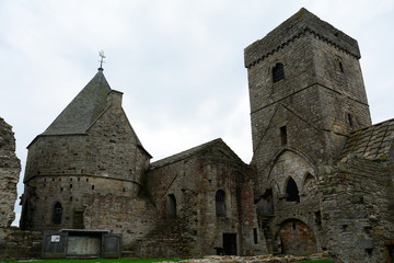 Fototapeta na wymiar Abbey ruins, Inchcolm Island, Scotland