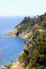 Fototapeta premium Italia, Toscana, Livorno, isola della Gorgona