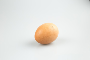 egg on white background - 159620354