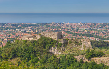 Fototapeta na wymiar Castello Malaspina di Massa Toskana Italien