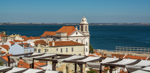 Fototapeta premium view of Lisbon Portugal.
