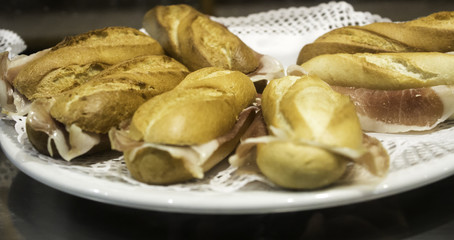 Serrano jam sandwiches