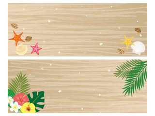 ビーチ　バナーセット