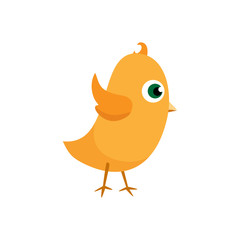 Easter eggs chicks. Vector