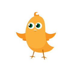 Easter eggs chicks. Vector