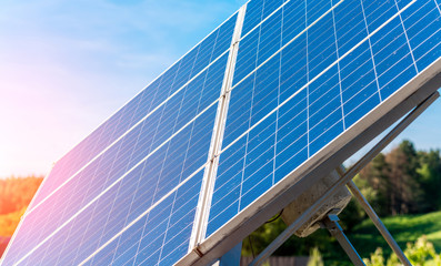 Obraz premium solar panel energy from the sun