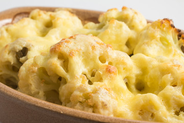 Cauliflower Gratin with cheese