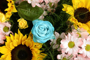 Obraz premium Flower bouquet background